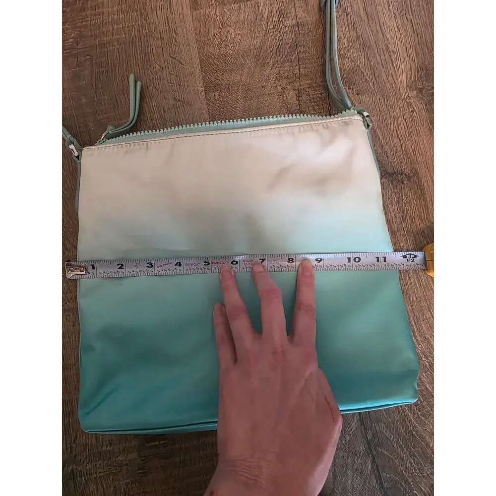Kate Spade Jade Degrade Green Ombre Crossbody Purse - Picture 8 of 11